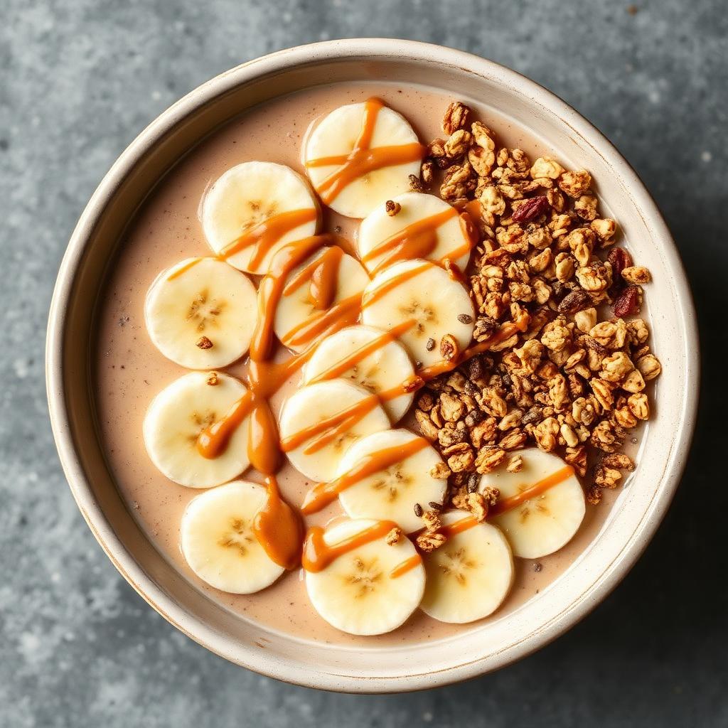 Peanut Butter Banana Smoothie Bowl