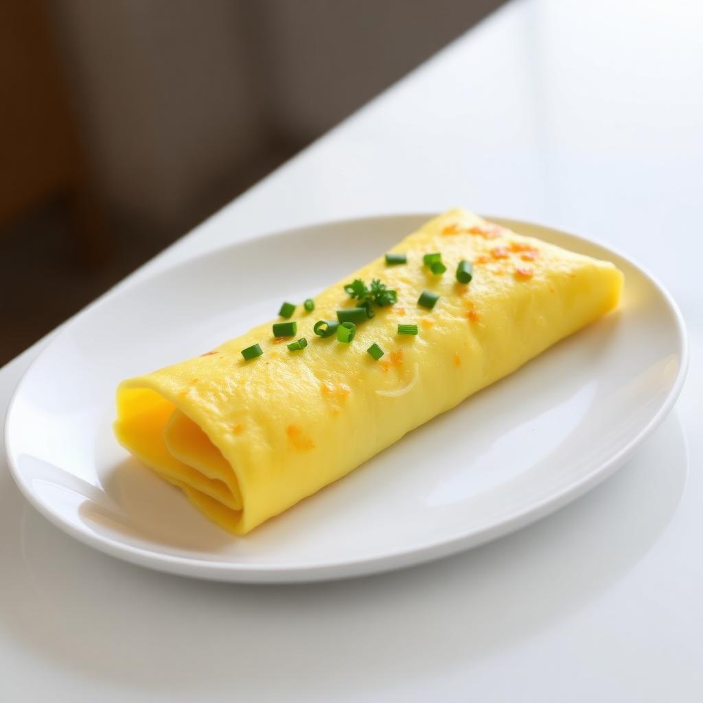 Classic French Omelet with Fresh Herbs