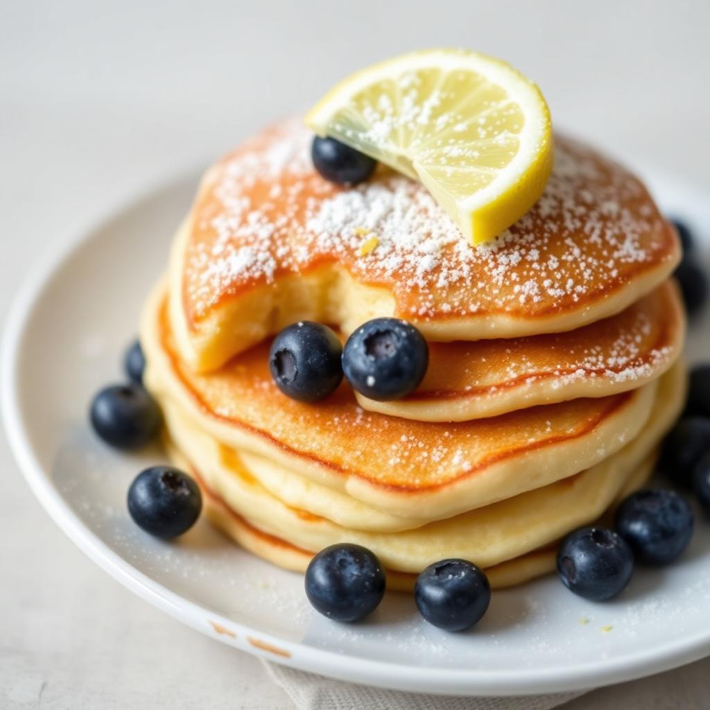 Light and Fluffy Lemon Ricotta Pancakes