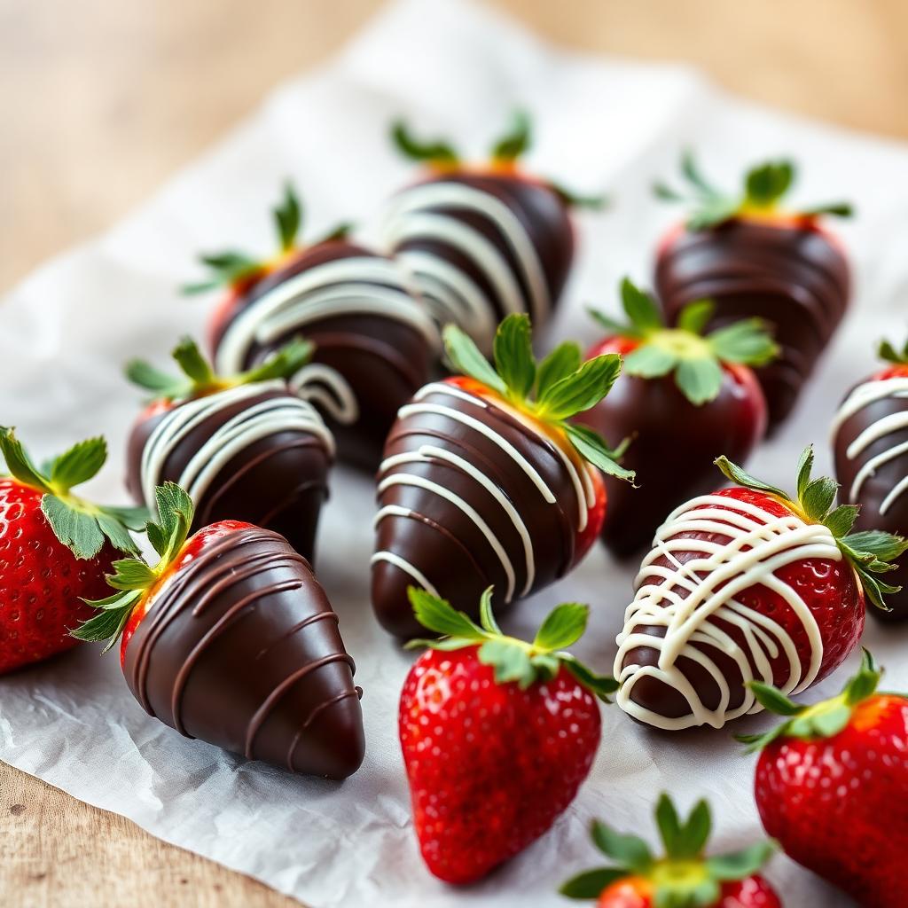 Easy Chocolate-Dipped Strawberries