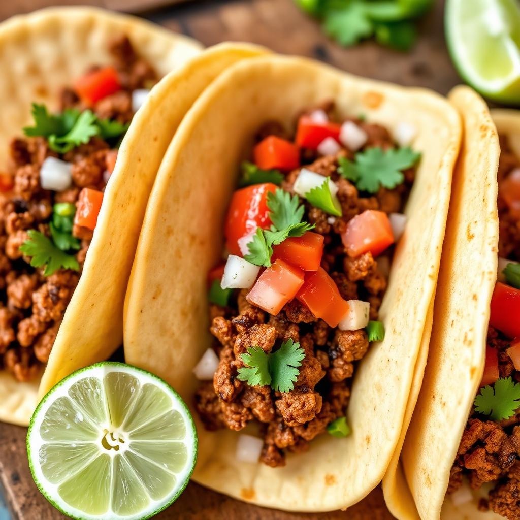 Weeknight Spiced Beef Tacos