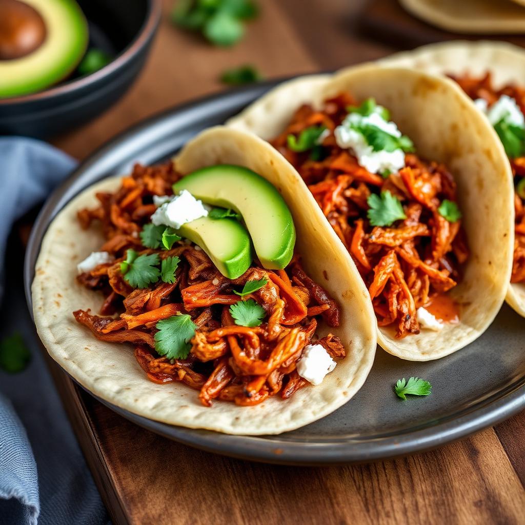 Smoky Chicken Tinga Tacos